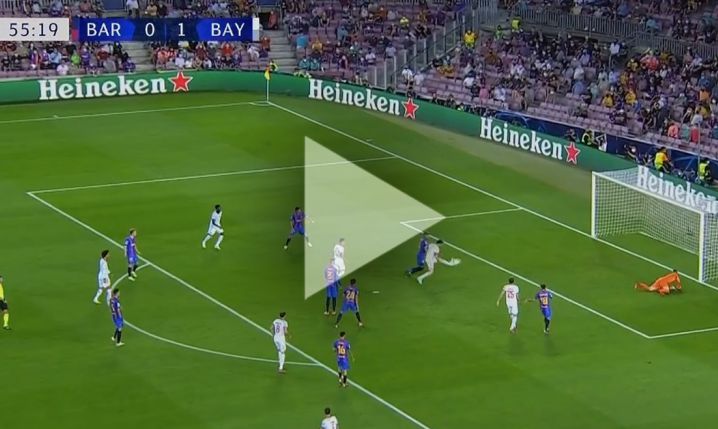 Robert Lewandowski STRZELA GOLA Barcelonie! 0-2 [VIDEO]